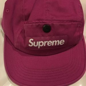 Supreme snap button cap new
